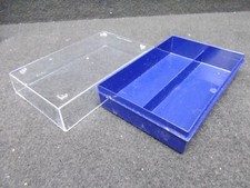 DIA Stacking Box For 90 DIA's, Crystal/Blue. K-316-12