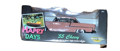 2000 ERTL AMERICAN MUSCLE HAPPY DAYS 55 CHEVY MIB - Picture 7 of 9