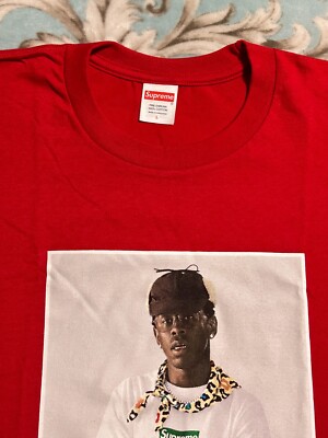 SUPREME TYLER THE CREATOR T-SHIRT (RED) (LARGE) FW24 NAS THREE 6