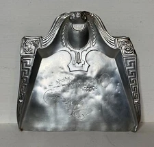 Antique Silent Butler Soft Metal Dust Pan Crumb Catcher Atlantic City Souvenir 