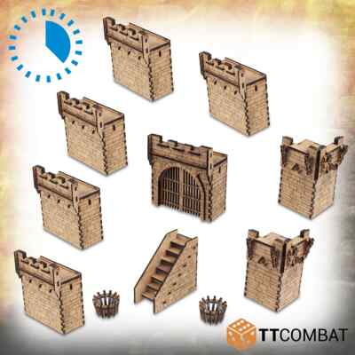 FSC118 TTCombat - Fantasy Realms - SAVAGE DOMAIN: CASTLE WALLS