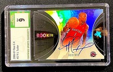 2006-07 Fleer EX SP /899 PJ Tucker #57 Rookie Auto RC CSG 9 MINT G2940