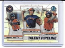 2020 Bowman Baseball - Talent Pipeline #TP-HOU - Whitley/Matijevic/Nova