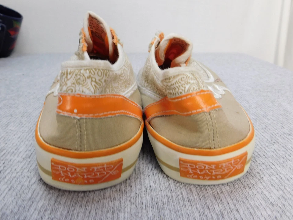 Zapatos multicolores Ed Hardy para hombre 8 Bulldog de lona vintage Y2K 18MR111W Foto 4 de 4