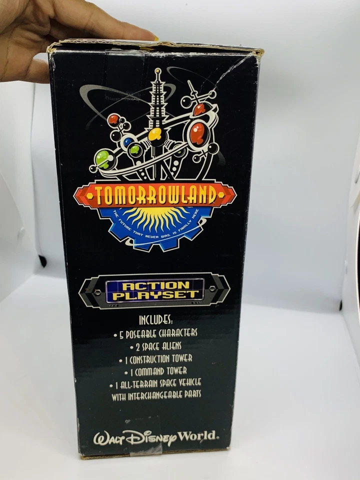 De colección Disney World Park Tomorrowland Juego de Acción Espacial Mickey Donald ALIEN NUEVO EN CAJA Foto 2 de 4