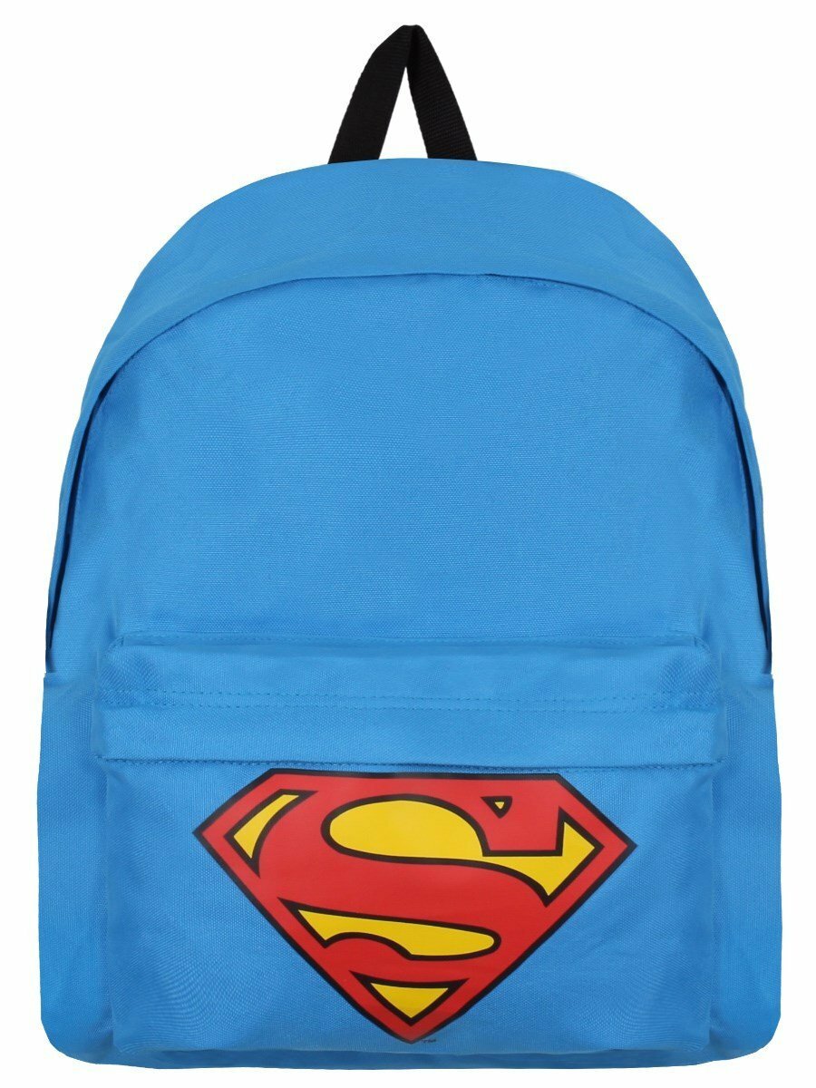 Superman Logo Rucksack Backpack Back To School Bag Boys DC Comics