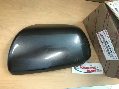 12-20 TOYOTA SIENNA LEFT DRIVER MIRROR COVER 87945-08021-B1 PREDAWN GRAY MICA 