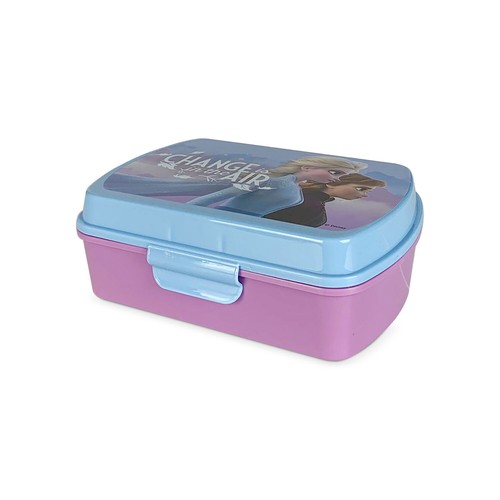 Set pranzo 2 pezzi Disney Frozen Elsa e Anna borraccia 500ml portapranzo 5390 - Picture 4 of 5