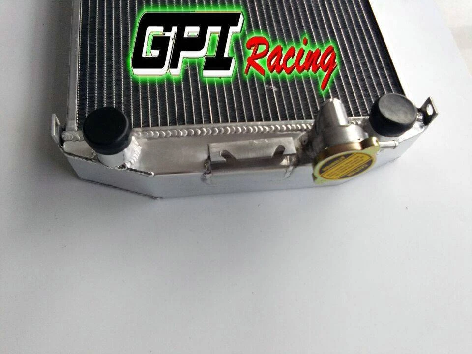 PARA FORD STREET/HOT ROD CON CABEZAL PLANO V8 MANUAL 1937-1939 38 RADIADOR ALUMINIO 56MM Foto 3 de 4