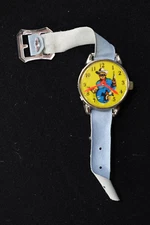 Lone Ranger Child's Toy Watch Rotating Characters Vintage
