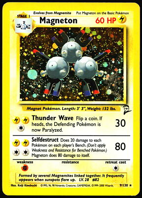 Magneton Base Set #009/102 Holo Holo Rare Pokemon Card R2-696 | eBay