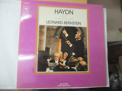 LP 33 T Haydn Messe in tempora belli Leonard Bernstein The Norman Scribner Choir