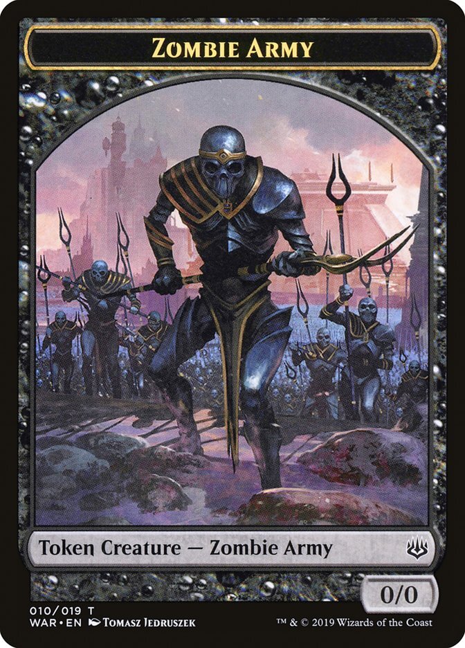 Magic the Gathering (mtg): TWAR: Zombie Army (10) (x 4) Magic the Gathering (mtg): TWAR: Zombie Army (10) (x 4)