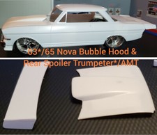 Resin Rear Spoiler Bubble Hood Combo For 63 Nova Trumpeter 65 Nova Amt 125 Resin Rear Spoiler Bubble Hood Combo For 63 Nova Trumpeter 65 Nova Amt 125