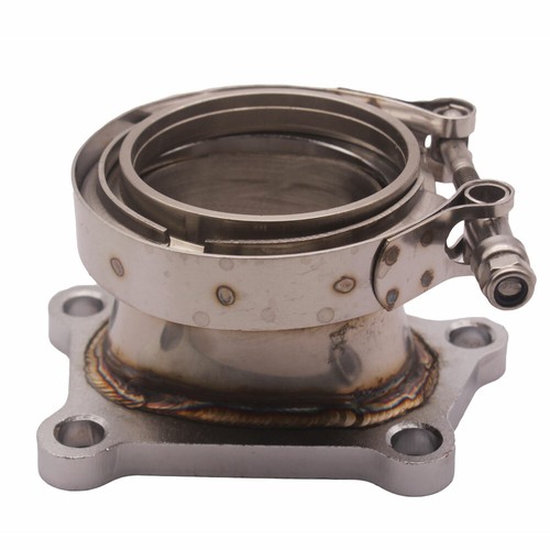 2.5" 63mm 5 bolts Turbo Downpipe V-band Adapter Flange Clamp For Mazda speed 6 - Picture 5 of 11