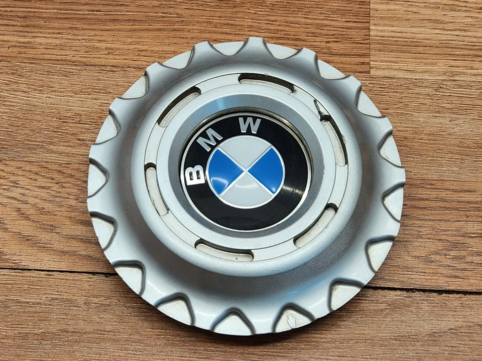 ✅ Tapa central de rueda plateada OEM BMW E39 E38 E28 528 525 740 750 Foto 2 de 4