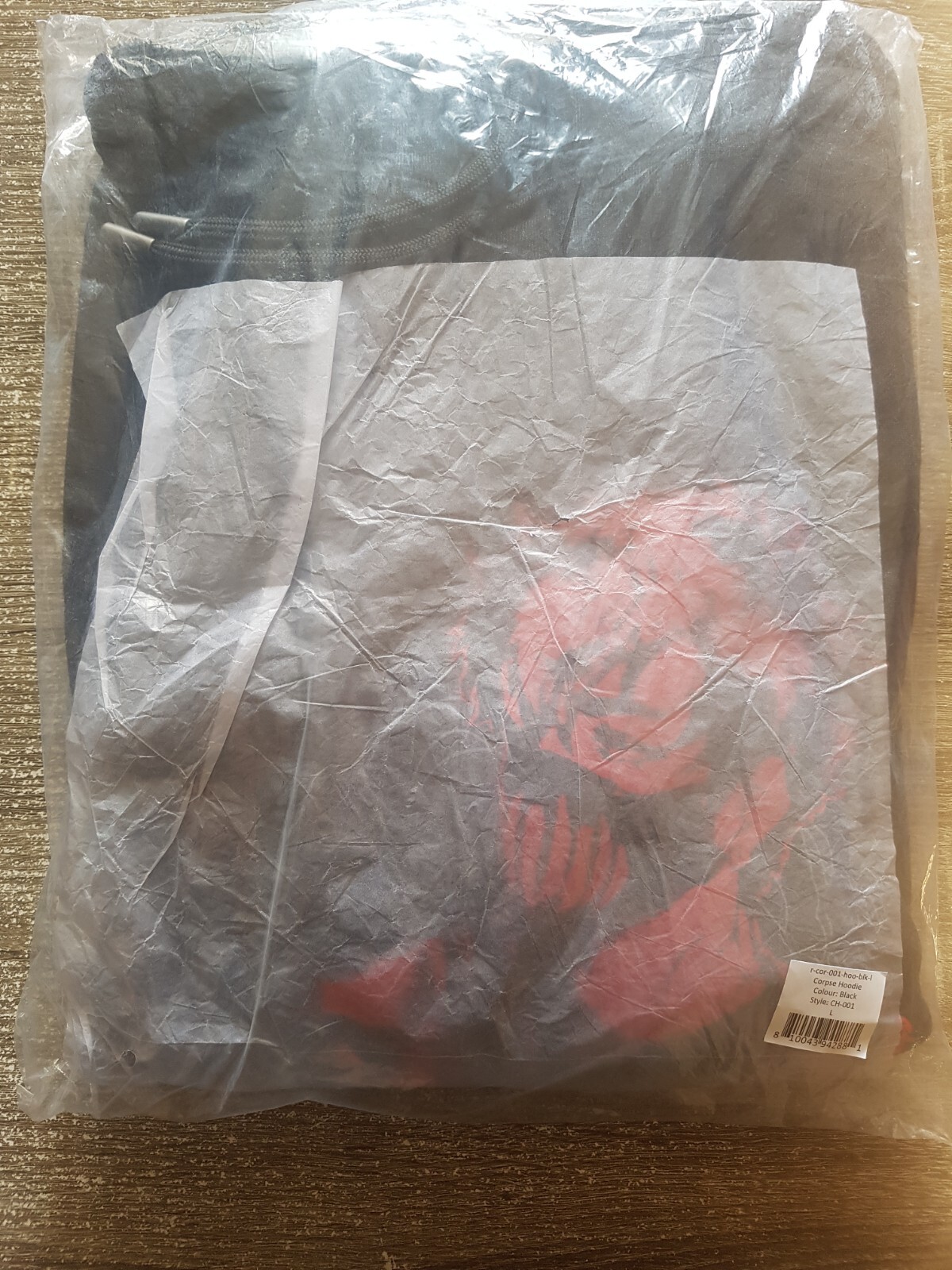 Corpse Husband Miss You Black Hoodie Size L Brand New Unopened