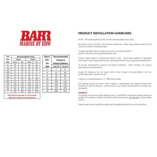 Barr Marine MC-1-860235 MerCruiser Marine Exhaust Manifold - Picture 3 of 3