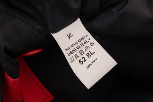 $5200 ISAIA NAPOLI "Aquaspider" Blue Navy Tuxedo Jacket Wool 42 US / 52 EU 8L - Picture 8 of 8