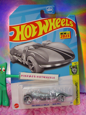 2023 Hot Wheels HW BRAILLE RACER - TWIN MILL #85 zamac