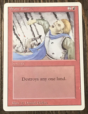 MTG - Magic the Gathering - Revised Edition (1994) - Stone Rain