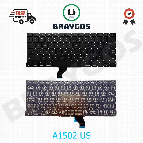 For Apple MacBook Pro 13" A1502 Retina 2013 - 2015 US Laptop Keyboard ME866LL/A