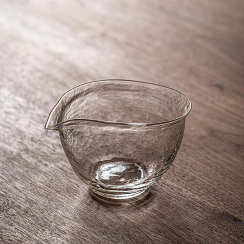 Hammer Pattern Galss Tea Pitcher Elegant Transparent Household Justice Cup - Picture 4 of 4