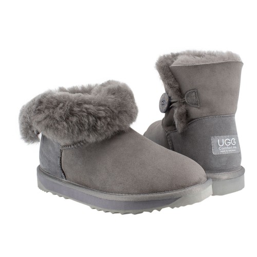 CLEARANCE | UGG Boots Mini Button | Australian Made A-Grade Sheepskin Men Women - Picture 3 of 19