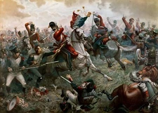 William Holmes Sullivan : "Battle of Waterloo" (1898) - Giclee Fine Art Print