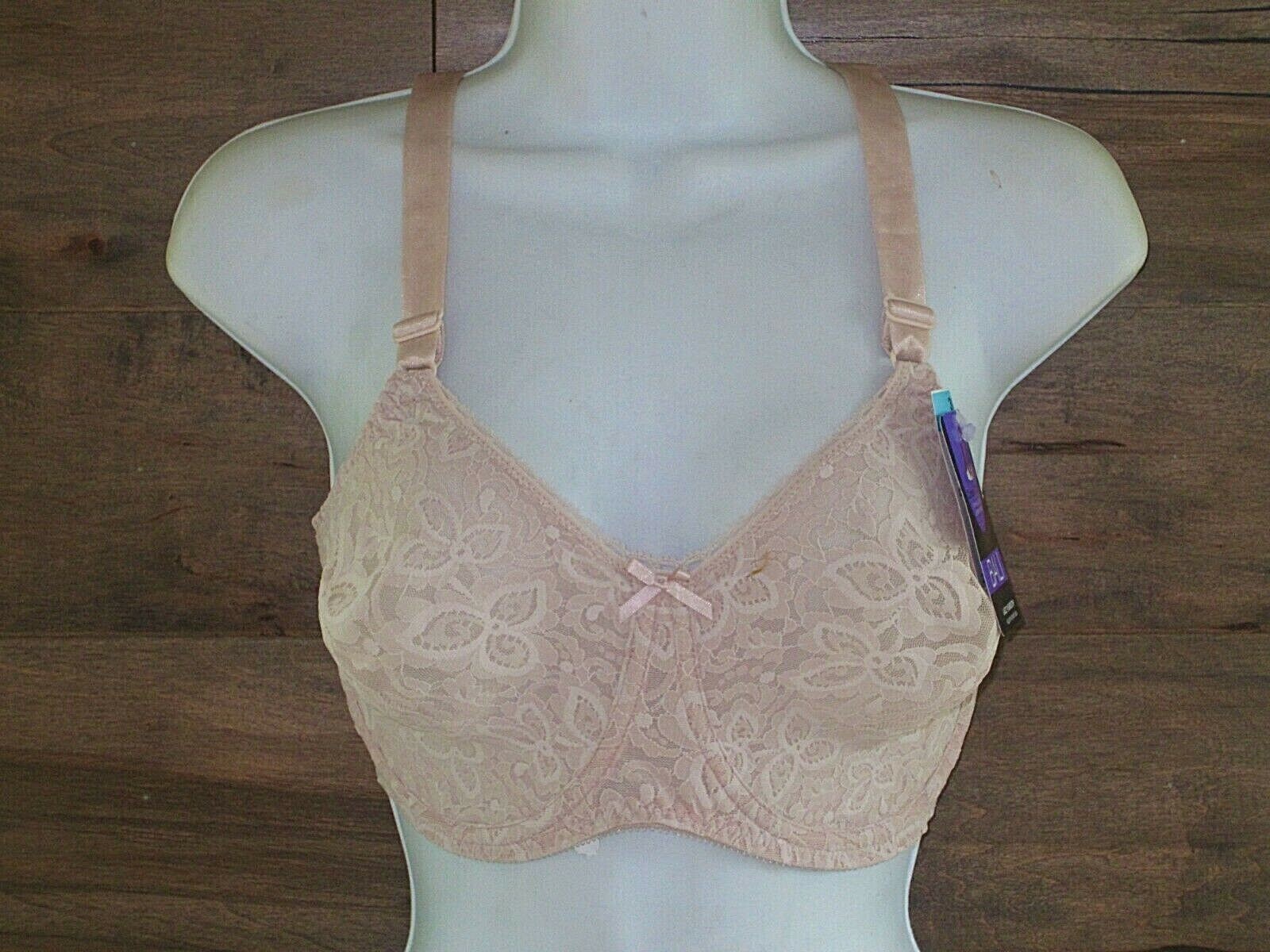 NWT BALI Lace 'N Smooth Supportive Stretch Lace Style 3432 Underwire