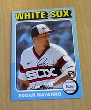 2024 Topps Heritage MINI BLUE parallel Edgar Navarro RC #362 13/25