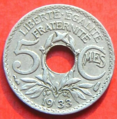 5 centimes Lindauer 1933 - Photo 1/2