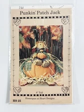 1993 Homespun At Heart Designs Sewing Pattern HS25 Punkin Patch Jack Decor