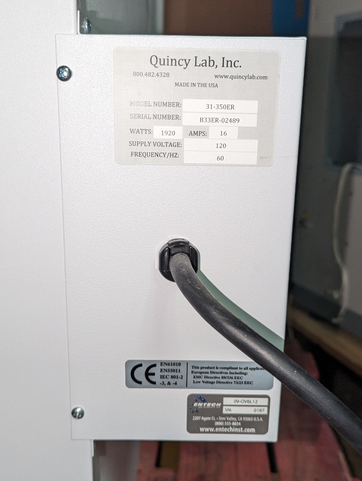 Quincy Lab Digital Bench Oven 31350ER, 120V eBay