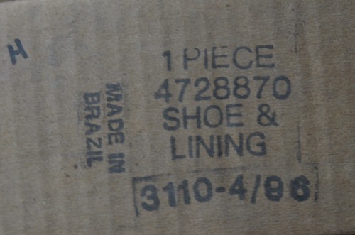 Nuevo de Lote Antiguo 1993-1997 Chry Concorde Lebaron Rueda Trasera Brum Zapata de Freno Kit Mopar 4728870 - Imagen 5 de 10
