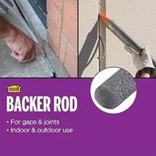 Versatile Gray Foam Backer Rod Set 1/2in x 20ft - Essential Caulk Saver for Seal