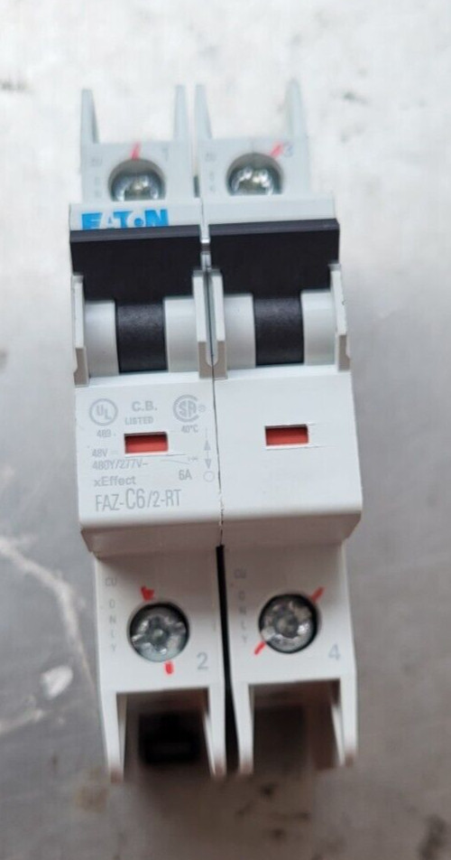 EATON FAZ-C6/2-RT 2 POLE 6A CIRCUIT BREAKER (IN14S2)