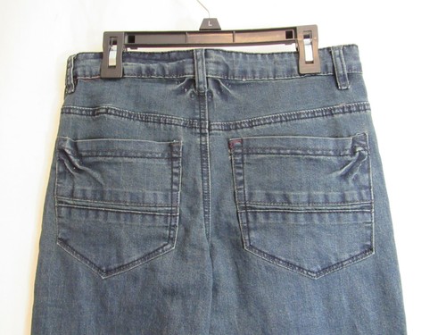 Me & Henry Blue Adjustable Elastic Button Waist Boys Jeans Size 12 NWT - Picture 3 of 5