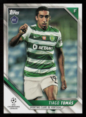 2021-22 Topps UEFA Tiago Tomas #101 RC Sporting Clube de Portugal