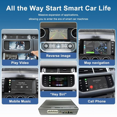 Wireless Car play Android Auto Box fit for JAGUAR Land Rover Bosch System - Picture 4 of 8