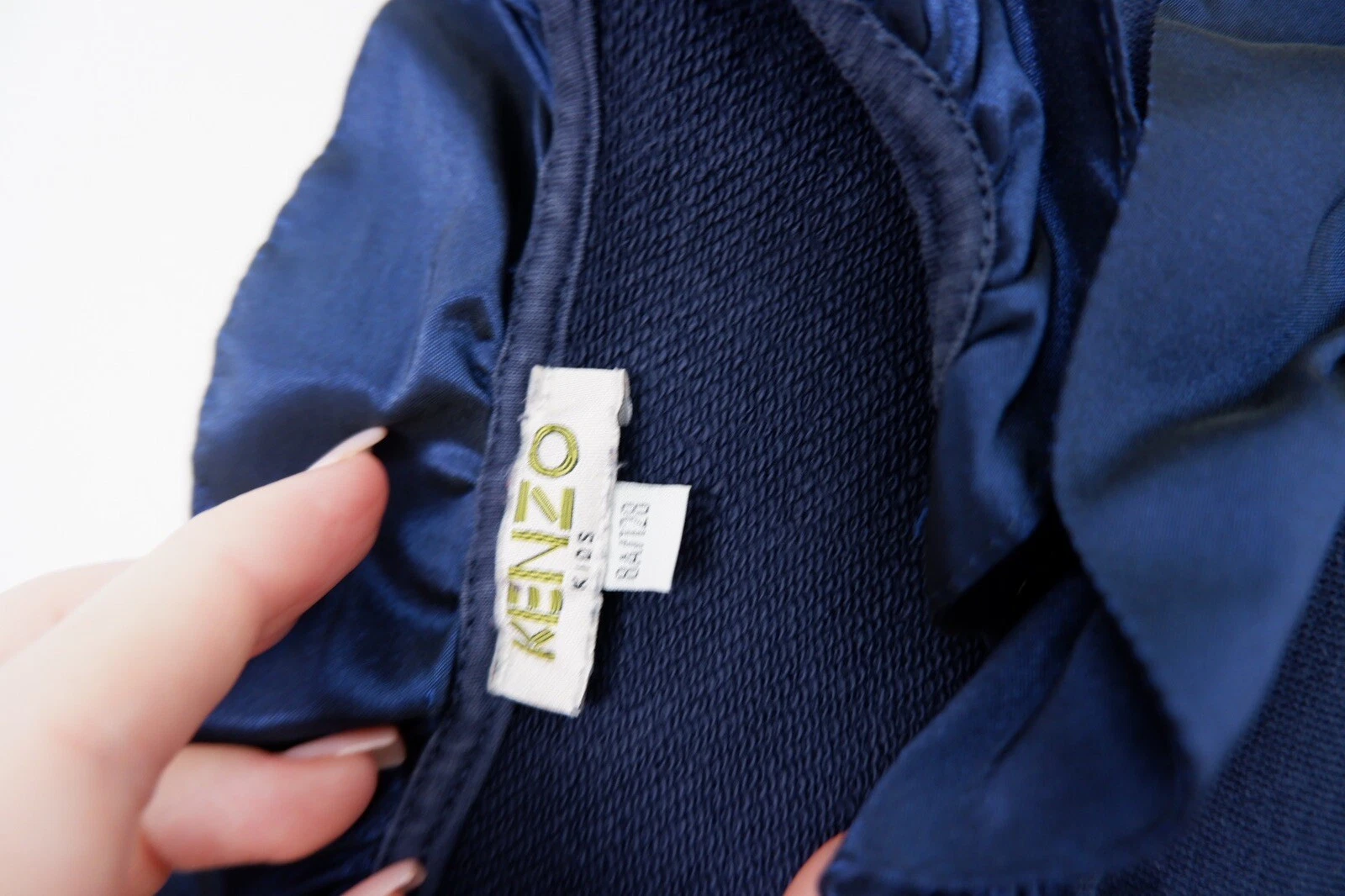 Abito Maglione Kenzo Ragazza Età 8 Anni Navy Mini GC