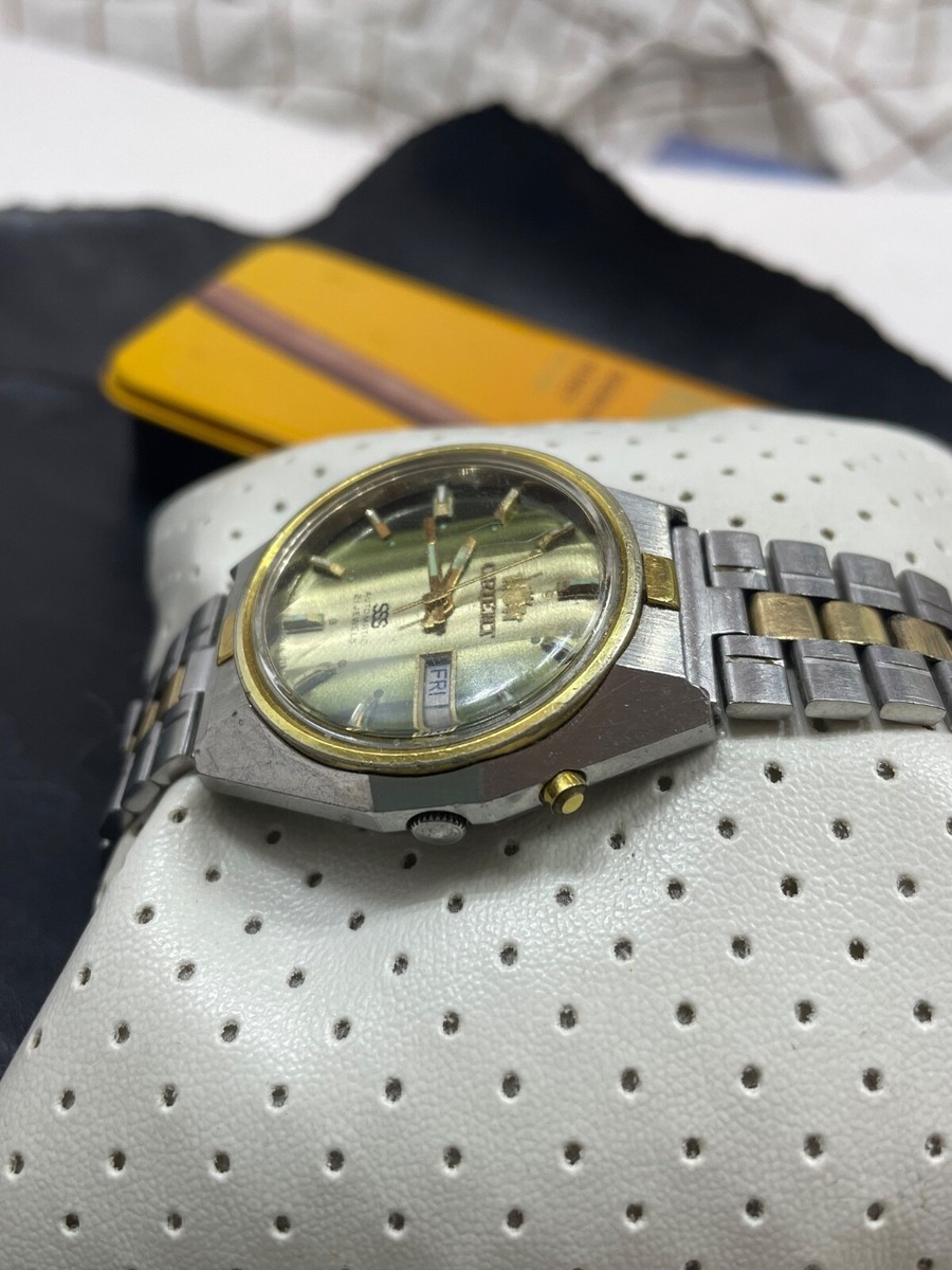 Vintage ORIENT DAY DATE SSS 21 JEWELS AUTOMATIC RARE MENS