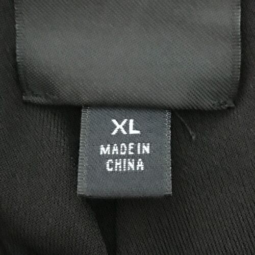 Pantalones KHY para mujer talla XL negros tiro alto recubiertos elásticos tirar en el tobillo cremallera motociclista - Imagen 4 de 13