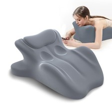 Ergonomic Memory Foam Wedge Pillow, 27 , Grey