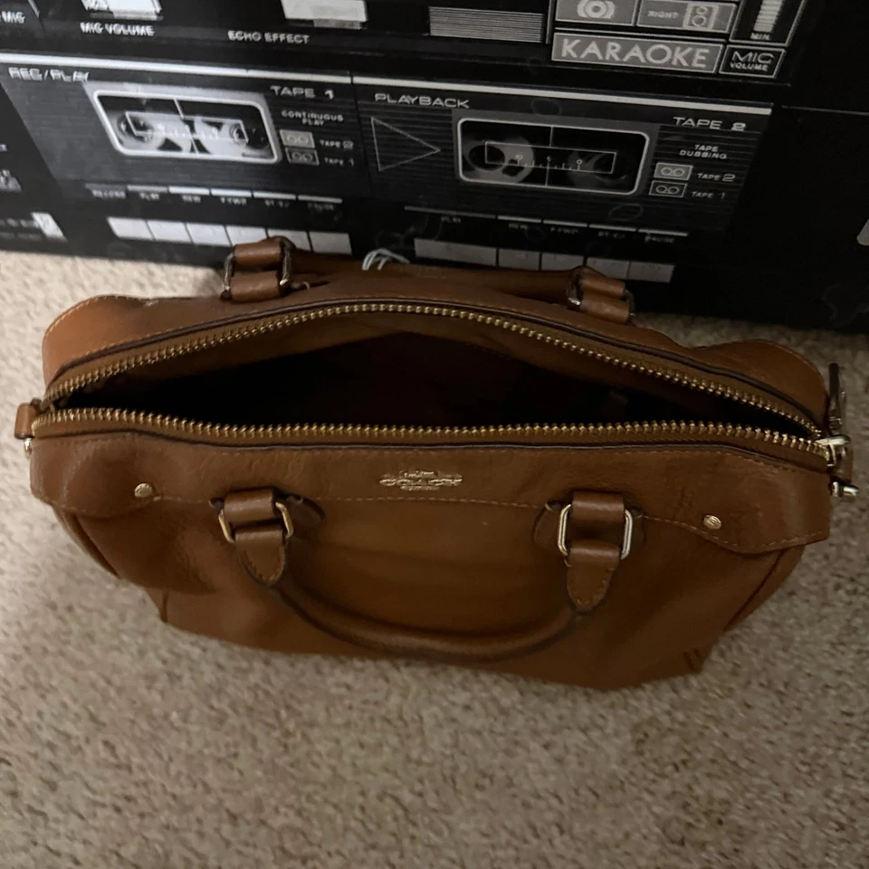 Coach Brown Rowan Satchel Crossbody Bag - Image 2 of 4