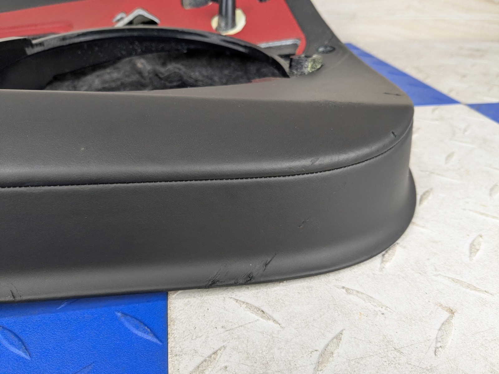 2017-2023 Audi R8 OEM Driver Left Door Trim Panel Red & Black 4S1867105G NO TRIM
