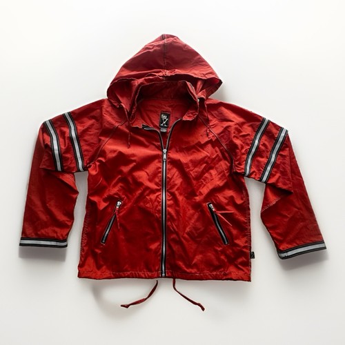 Marithé + François Girbaud, Rare Vintage Marithé François Girbaud GX Orange Windbreaker Jacket M Reflective