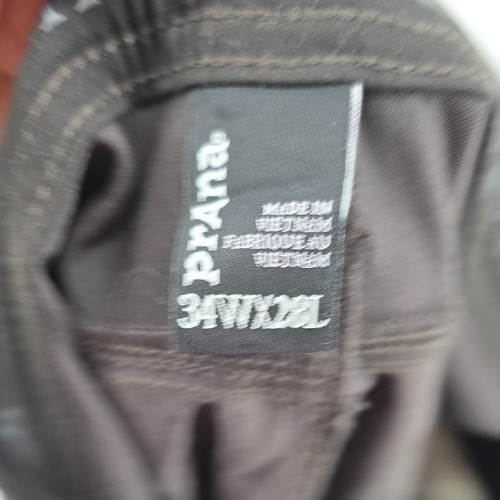 Prana Grey Stretch Zion Straight Pants Cargo Size 34W×28L - Picture 8 of 10