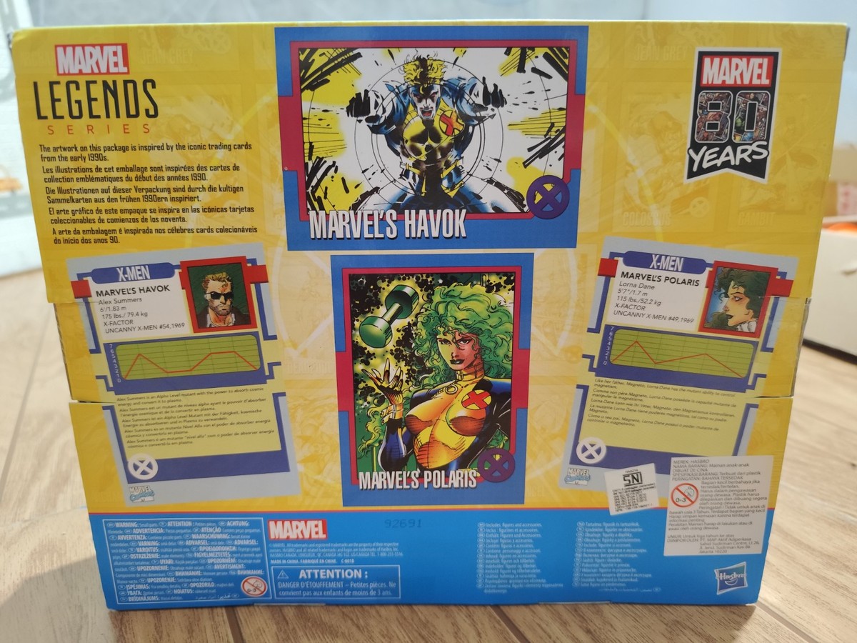 Marvel Legends Havok & Polaris X-Factor 2-Pack Action Figure X-Men