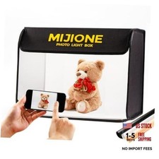 17"x13"x13"Light Box Photography,Foldable Bi-Color Dimmable Shooting Tent Kit